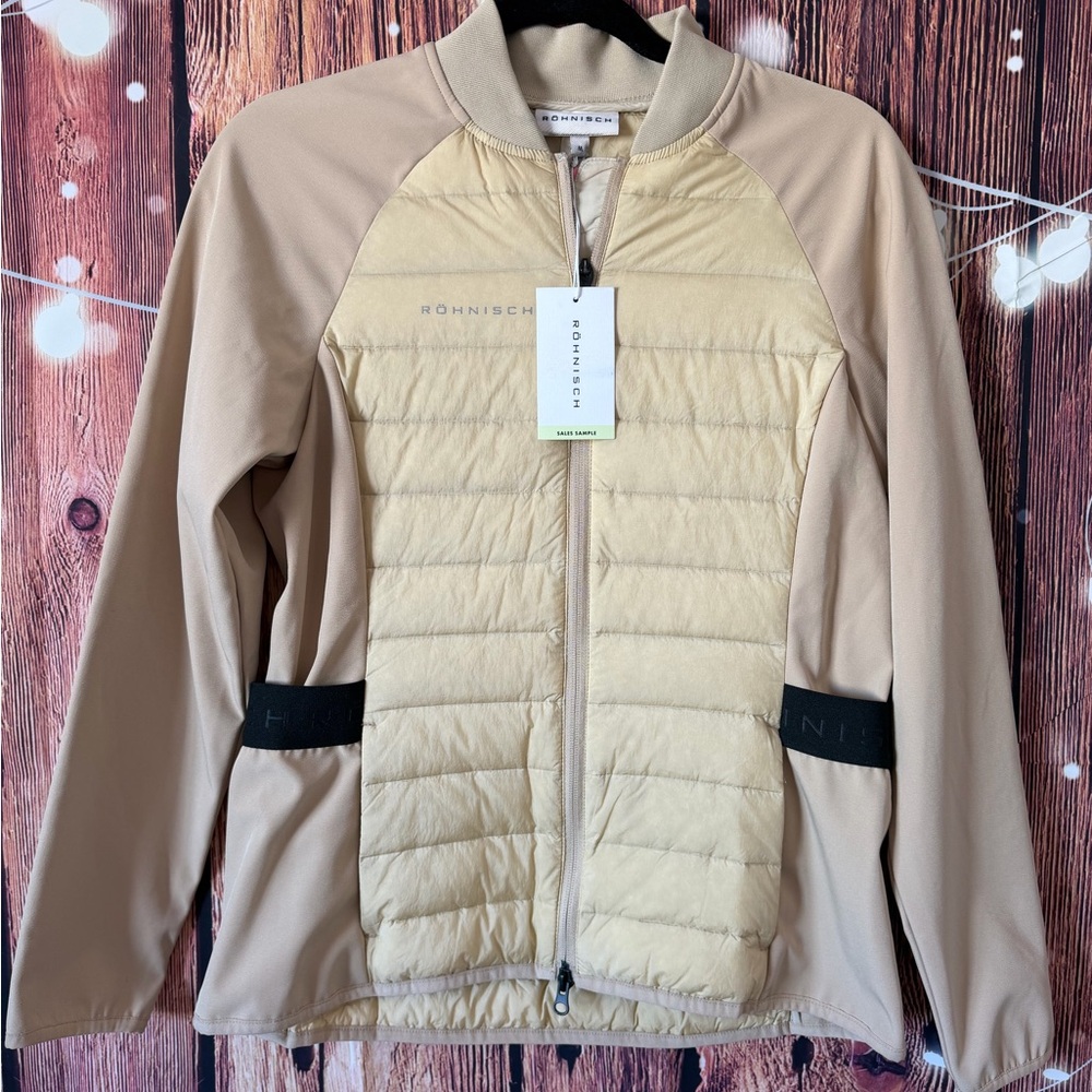 Rohnisch Golf Women's Safari Colored Force Jacket Size M Down Filling